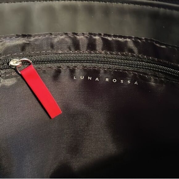 Prada Luna Rossa Unisex Black/Red Pouch - Picture 6 of 14